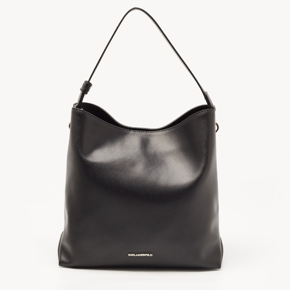 KARL LAGERFELD Black Leather Hobo - Picture 4 of 8